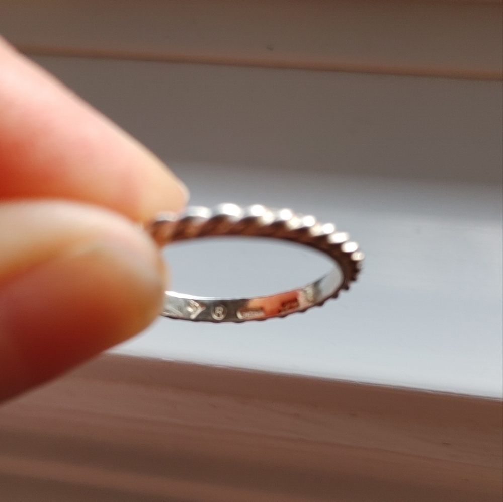 Sz 7 Silpada Rope Ring - Picture 3 of 3